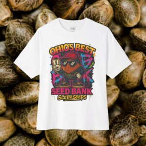 Ohio's Best Seed Bank Boxy Tee, Unisex T-Shirt, Streetwear Style, Vintage Graphic Tee, Casual Summer Outfit, Gift for Plant Lovers