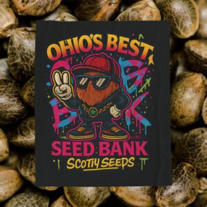 Ohio's Best Seed Bank Velveteen Plush Blanket, Cozy Gift for Plant Lovers, Snuggle Blanket, Home Decor, Weed Culture Blanket
