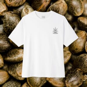 Ohio's Best Seed Bank Oversized Tee, Unisex Boxy Shirt, Cannabis Tee, Chill Vibe Tee, Gift for Herb Lovers, Summer Style